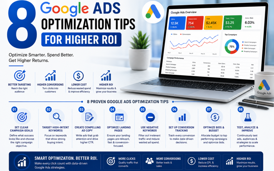 8 Google Ads Optimization Tips for Higher ROI