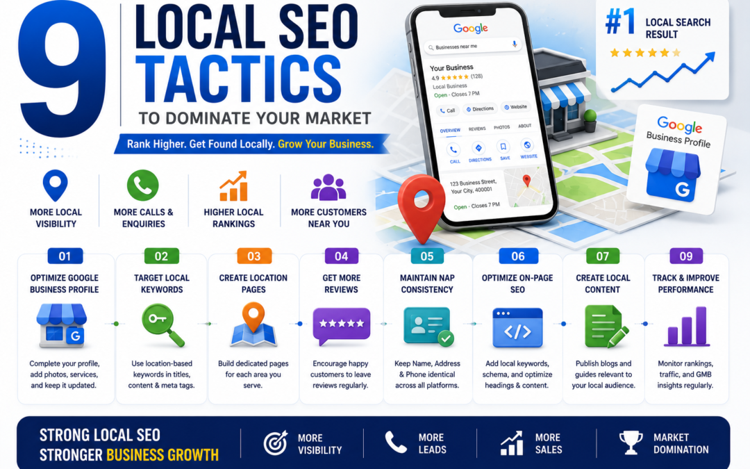 9 Local SEO Tactics to Dominate Your Market
