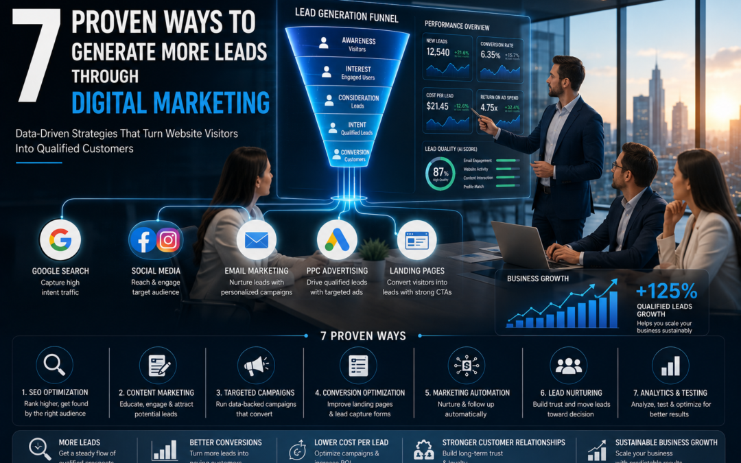 7 Proven Ways to Generate More Leads Through Digital Marketing