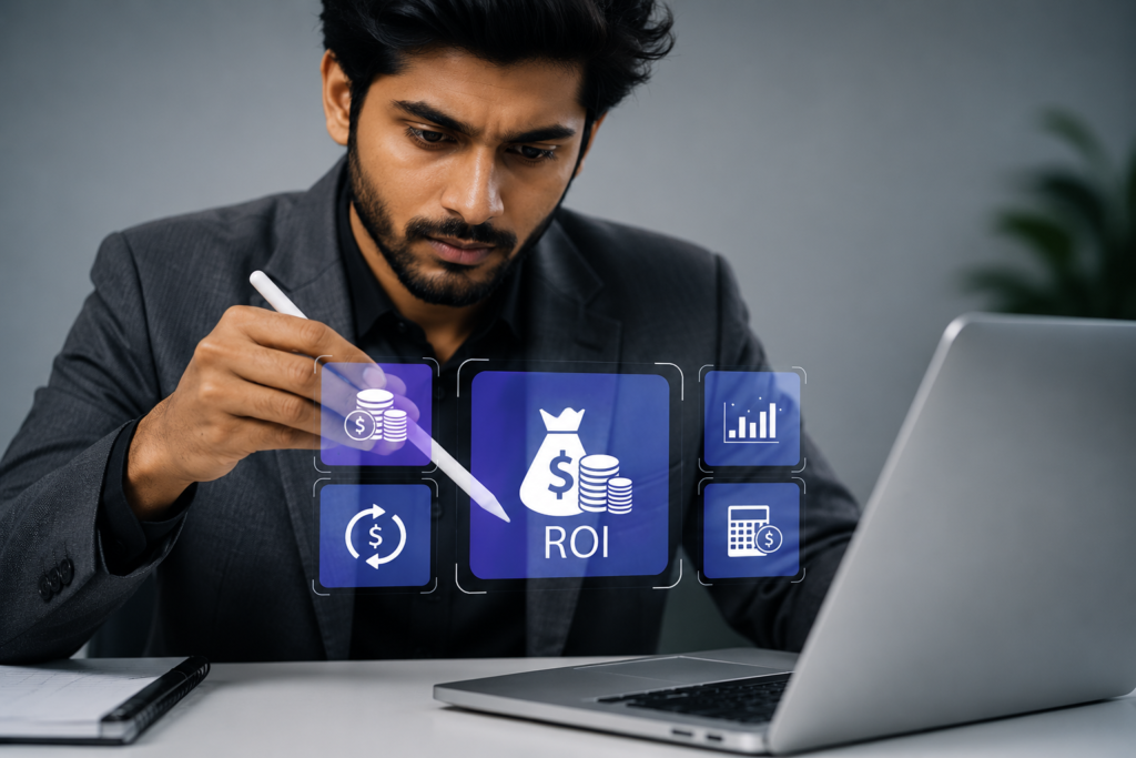 ROI tracking helps businesses optimize marketing spend and campaign results