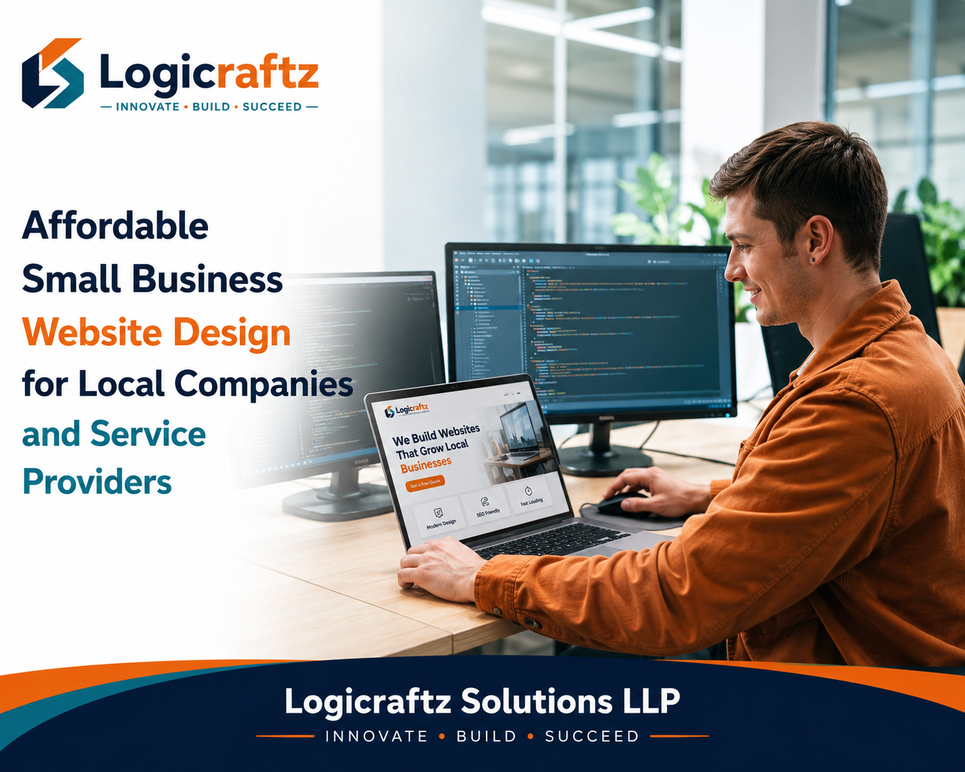 Affordable small business website design for local companies and service providers