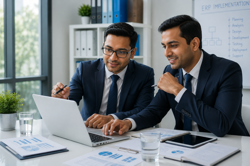 ERP-driven digital transformation improves control, visibility, and business performance.
