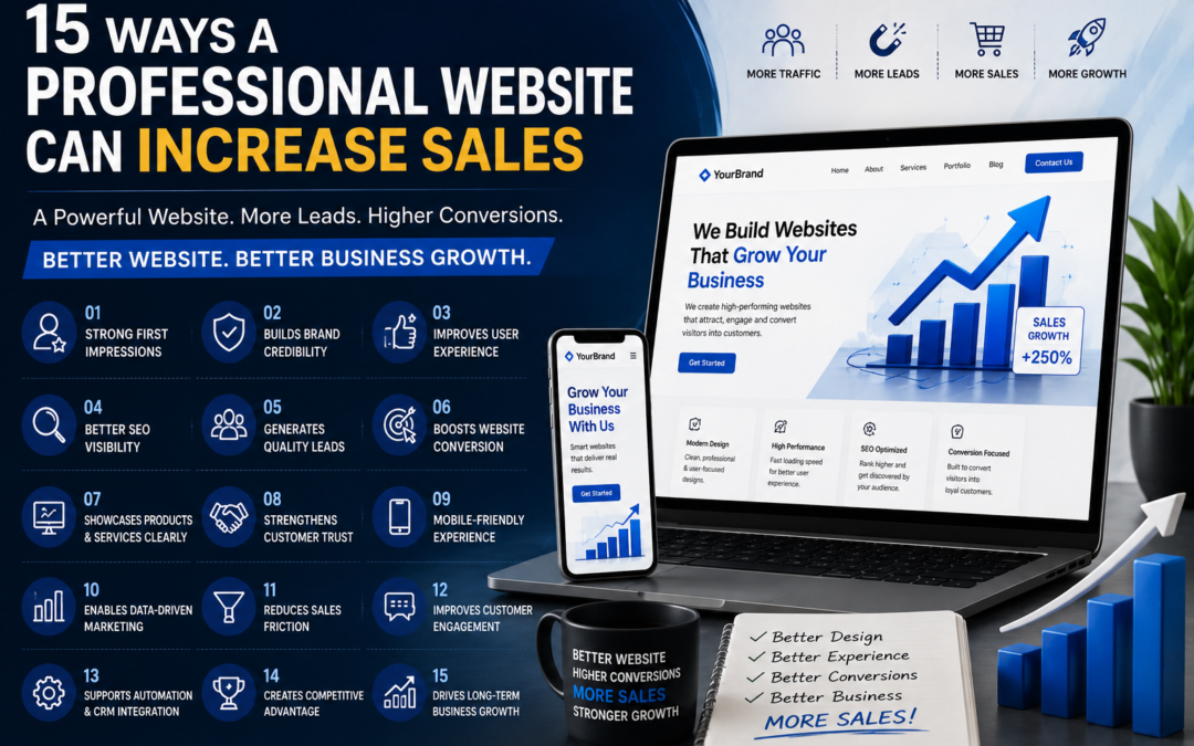 15 Ways a Professional Website Can Increase Sales