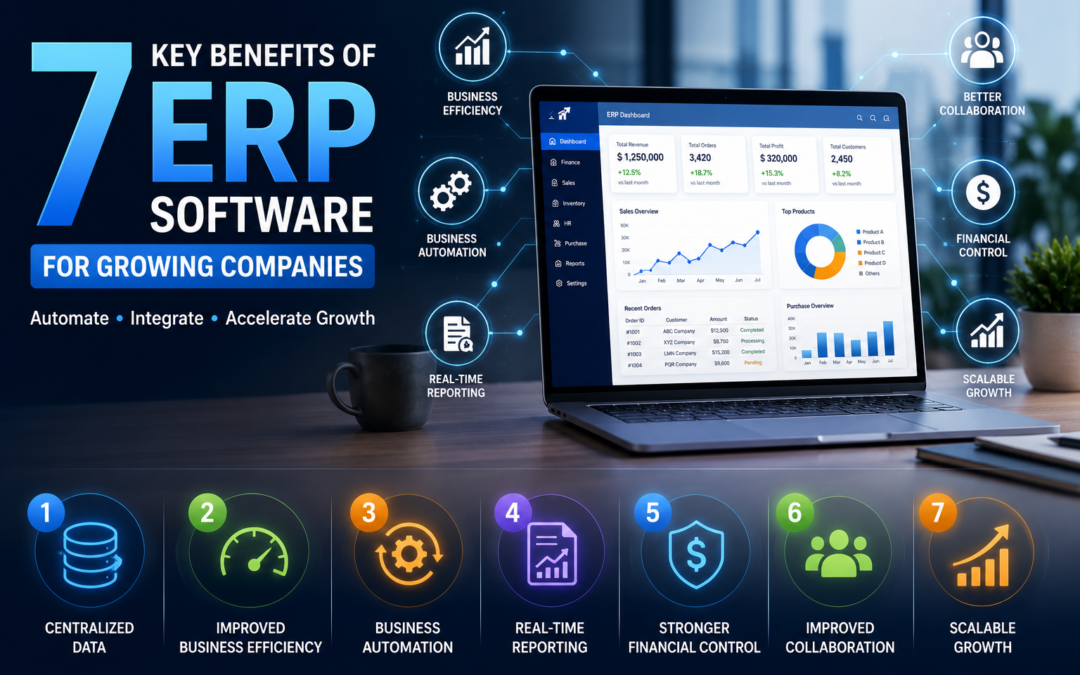7 Key Benefits of ERP Software for Growing Companies