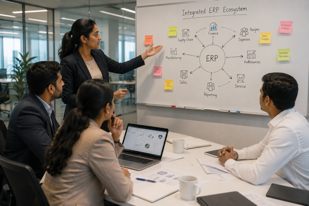 Mobile ERP access helps teams manage approvals and reports from anywhere