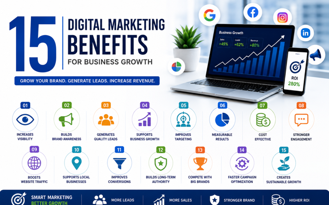 15 Benefits of Investing in Digital Marketing for Business Growth