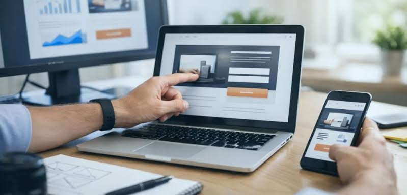Conversion-focused web design uses clear CTAs, trust signals, and simple navigation